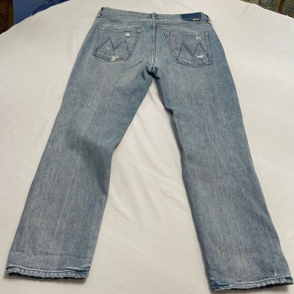 Mother The Scrapper Ankle Wicked Wild Calling Denim Jeans Size 29 - Picture 10 of 11